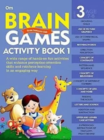 Brain Games For Kids - Brain Games Activity Book 1 : Level 3 